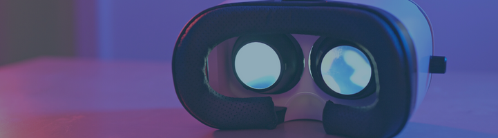 Virtual reality (VR) headset that allows to to immerse yourself into Metaverse to do business